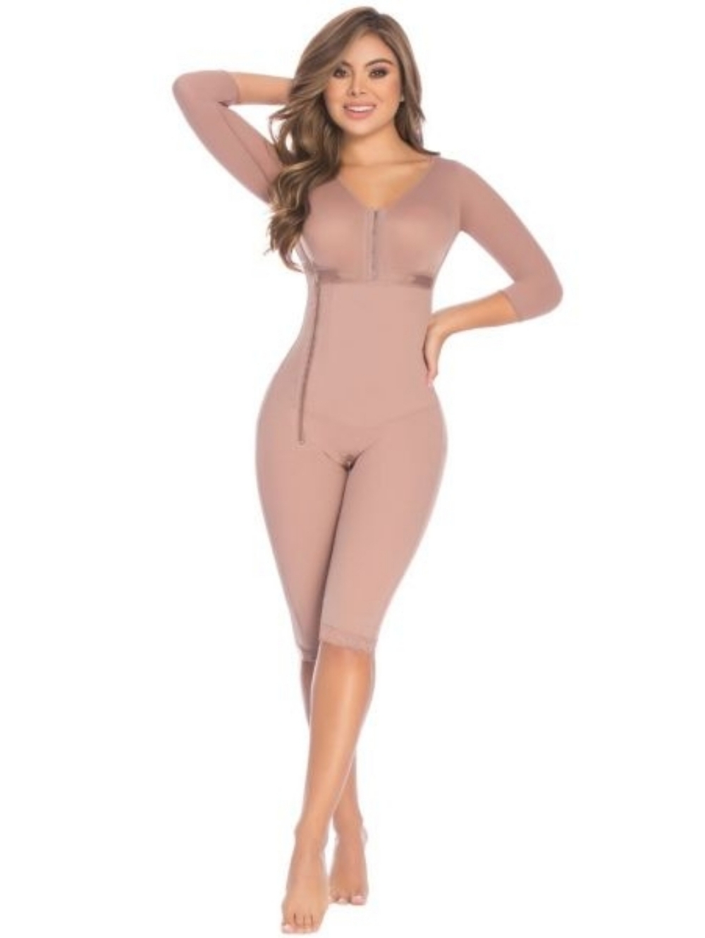 Fajate Compression Post Surgery Bodysuit Romper – Size M – Good Condition